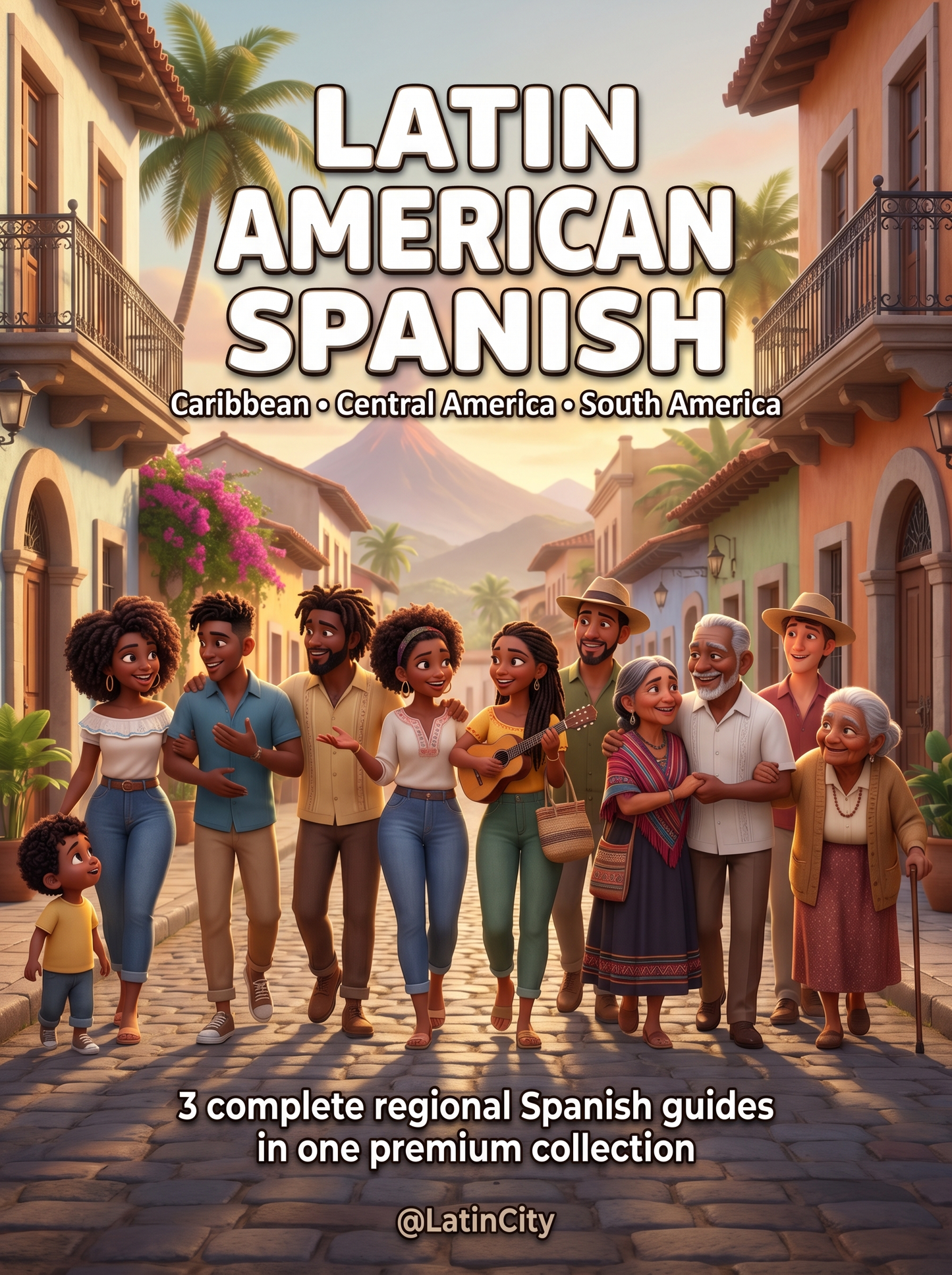 Latin American Spanish Bundle: 900 Words from Caribbean, Central & South America (3 eBooks)